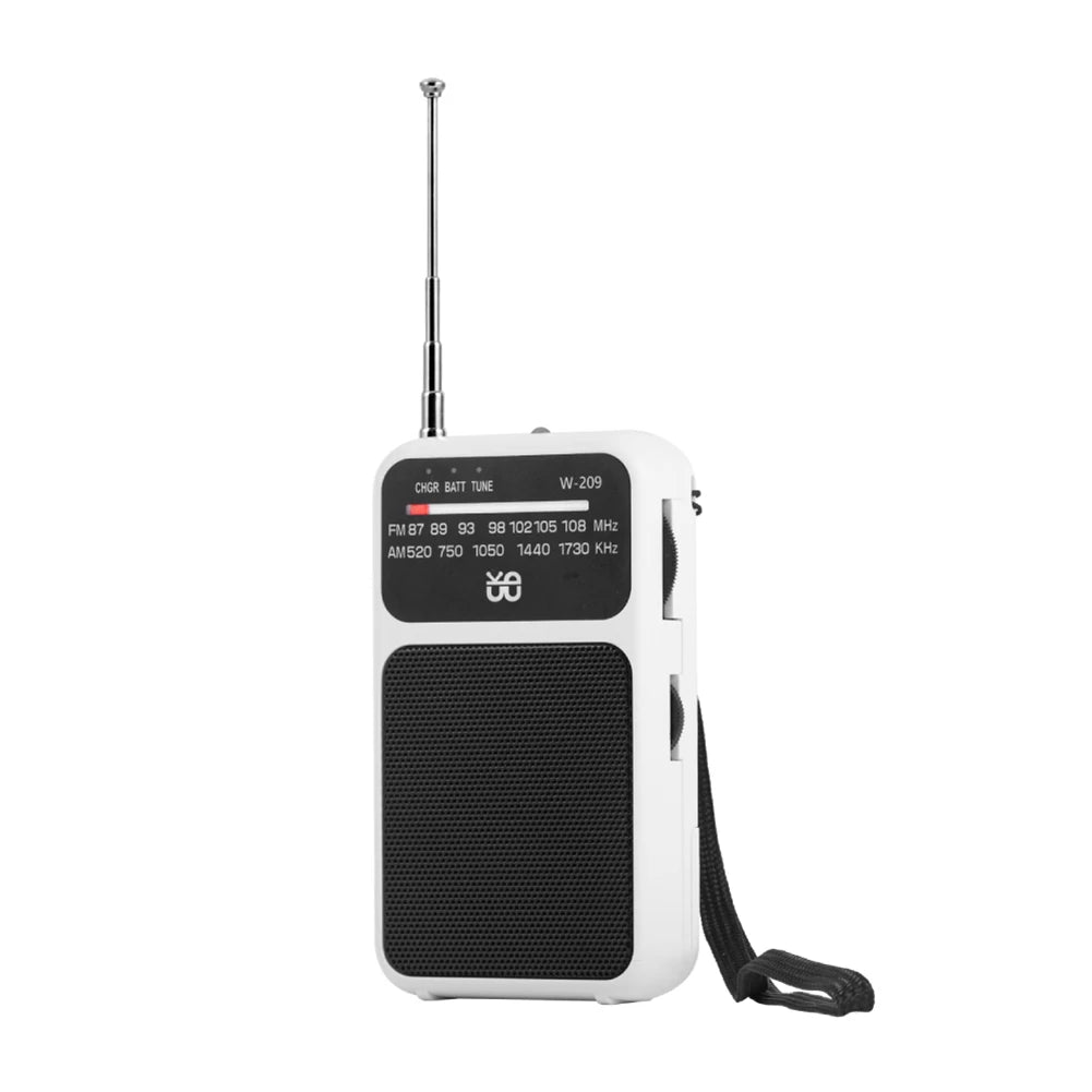 ALLOYSEED Portable AM FM Radio With Built In Speaker