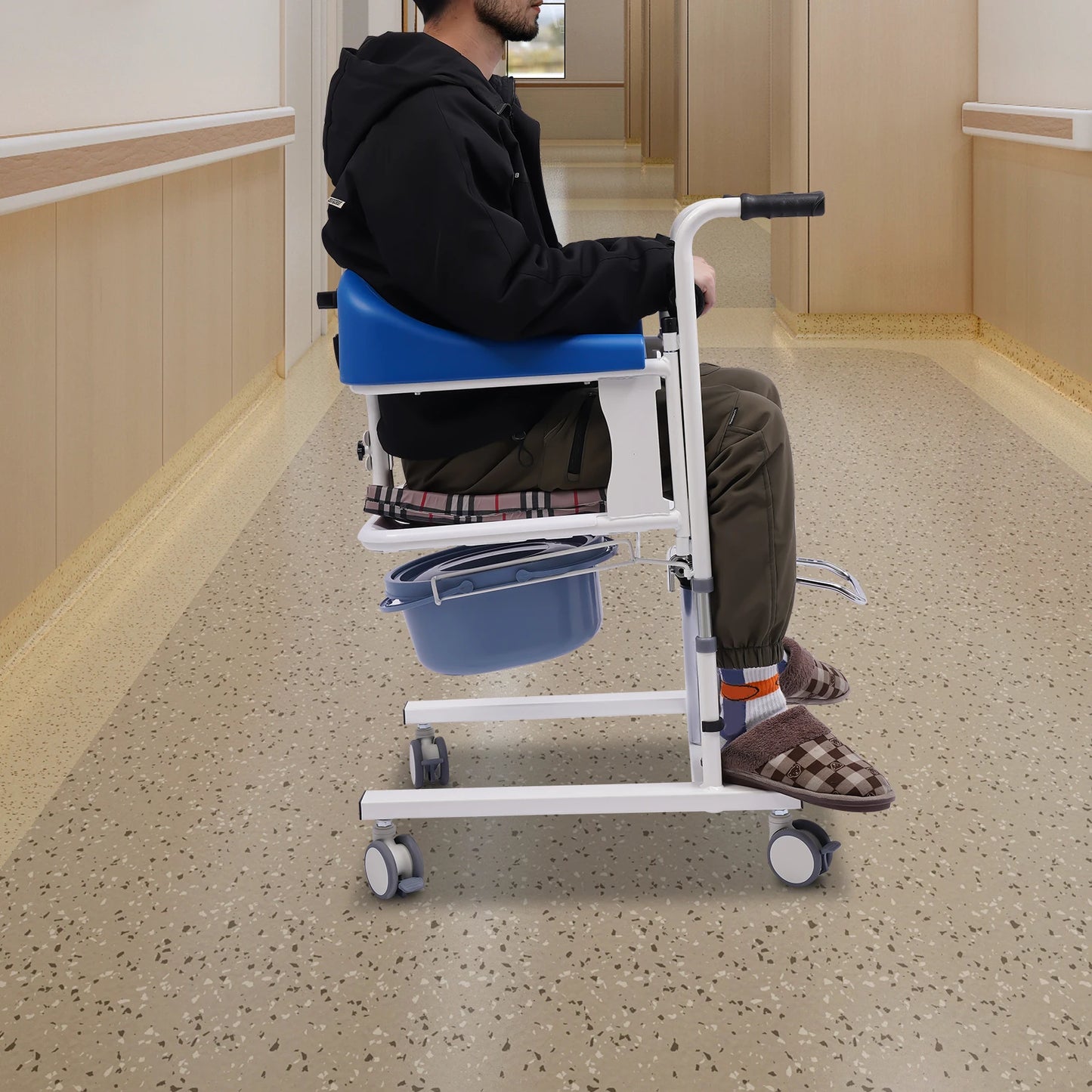 Bymaocar 180 Degree Hydraulic Patient Lifting Wheelchair Transport