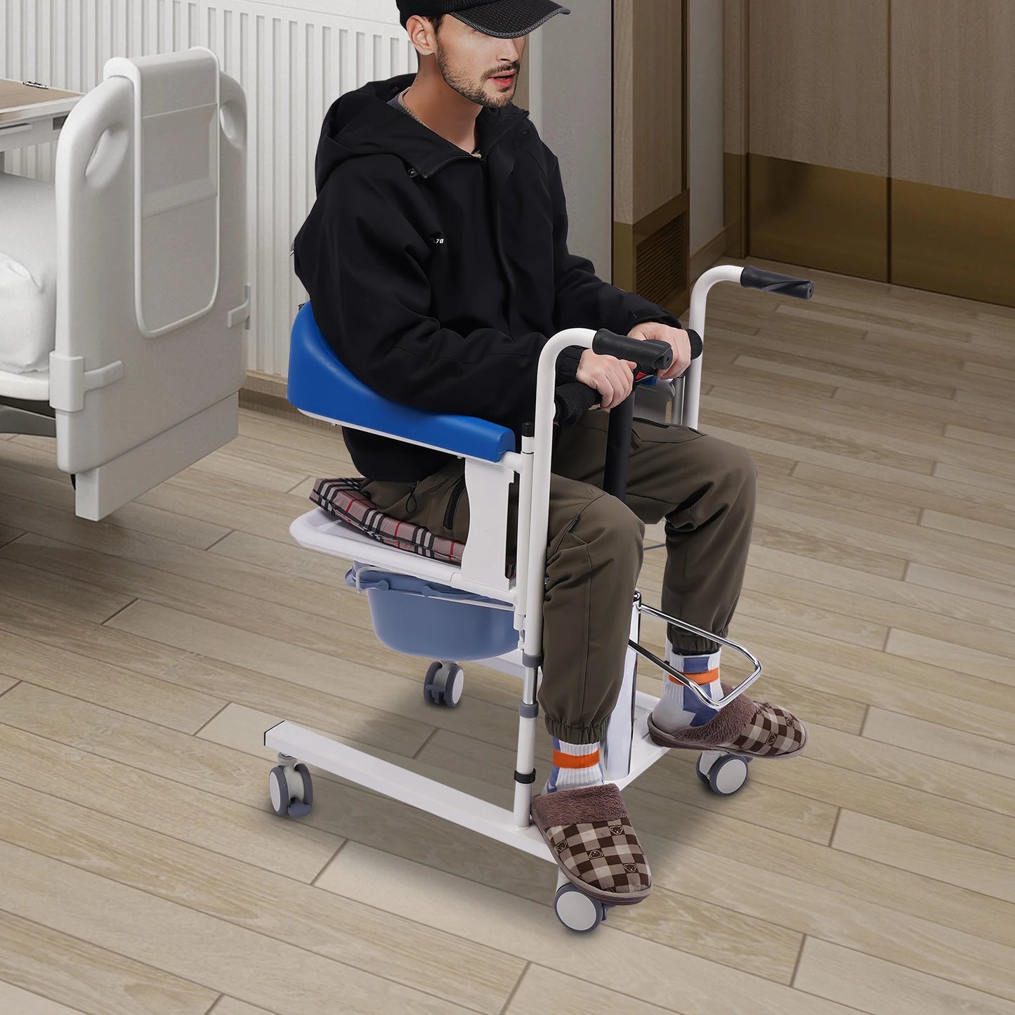 Bymaocar 180 Degree Hydraulic Patient Lifting Wheelchair Transport