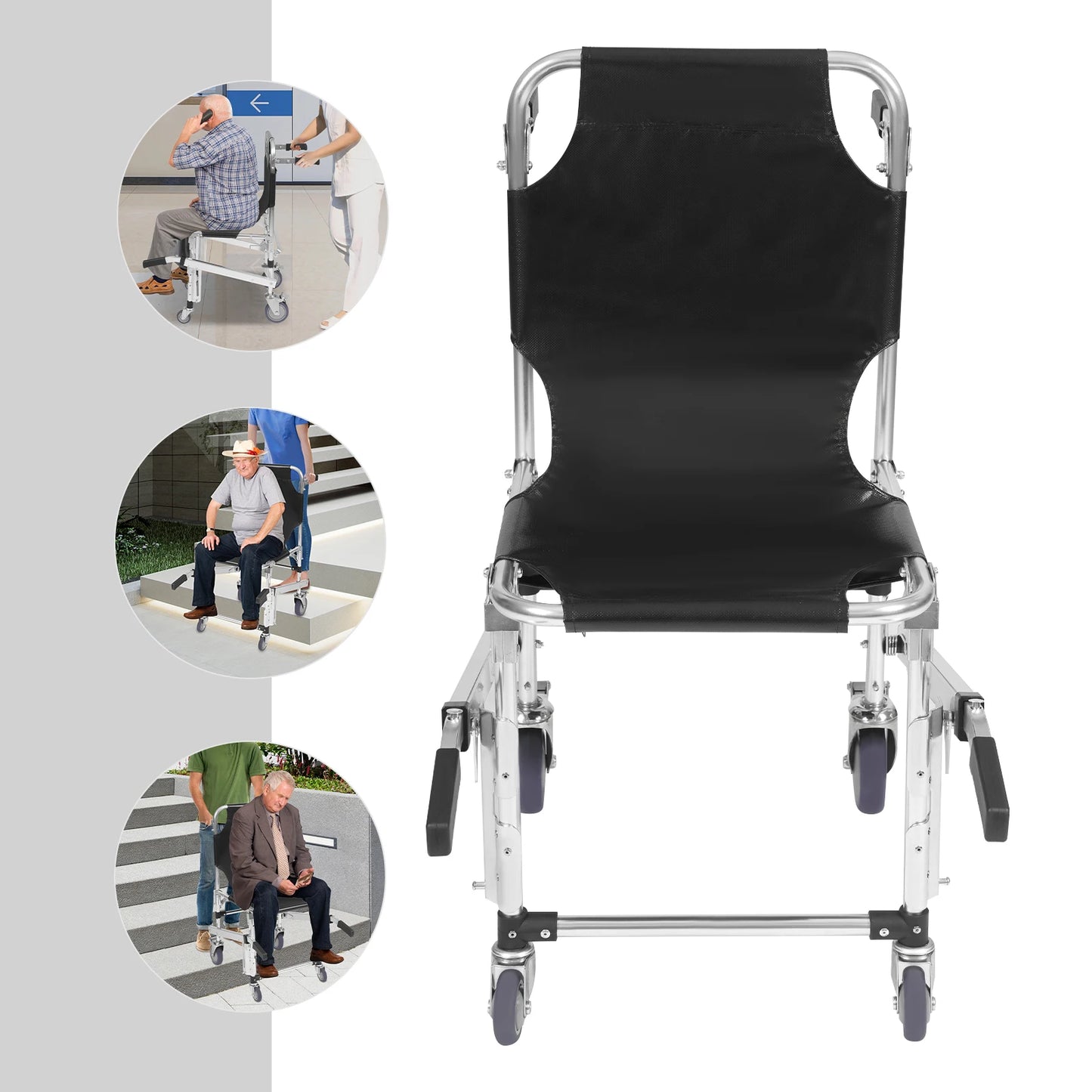 Hign-concerned Foldable Emergency Stair Chair For Transportation