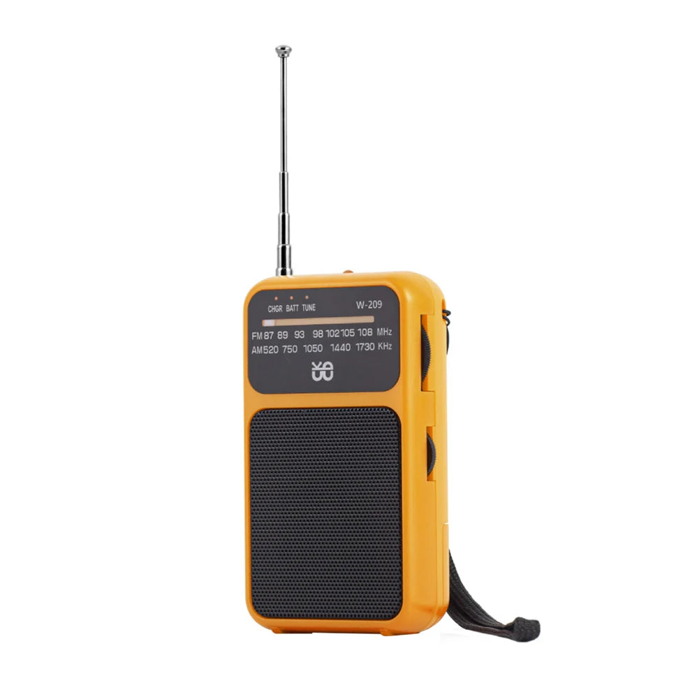 ALLOYSEED Portable AM FM Radio With Built In Speaker