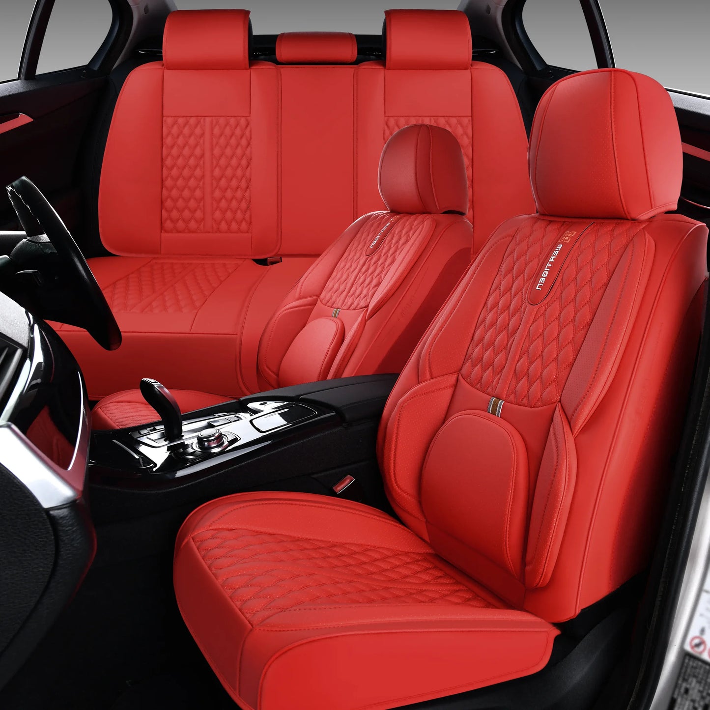 Car Seat Covers For Toyota 4runner/Camry/Corolla/Prius/Tundra/Venza/Yaris,Waterproof Leather， 5-Seat Full Set