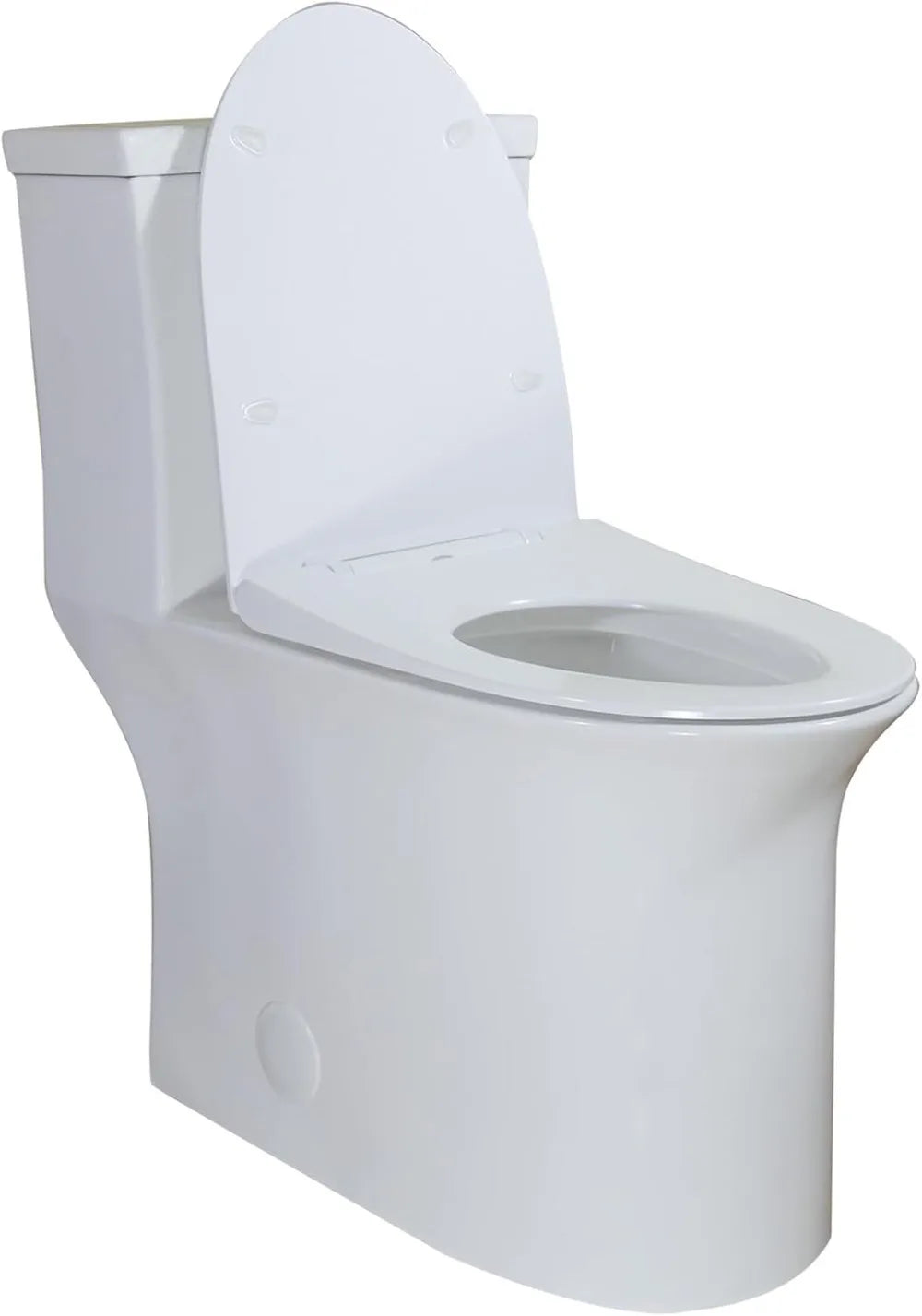 Tall ADA Compliant One-Piece Toilet With Dual Flush