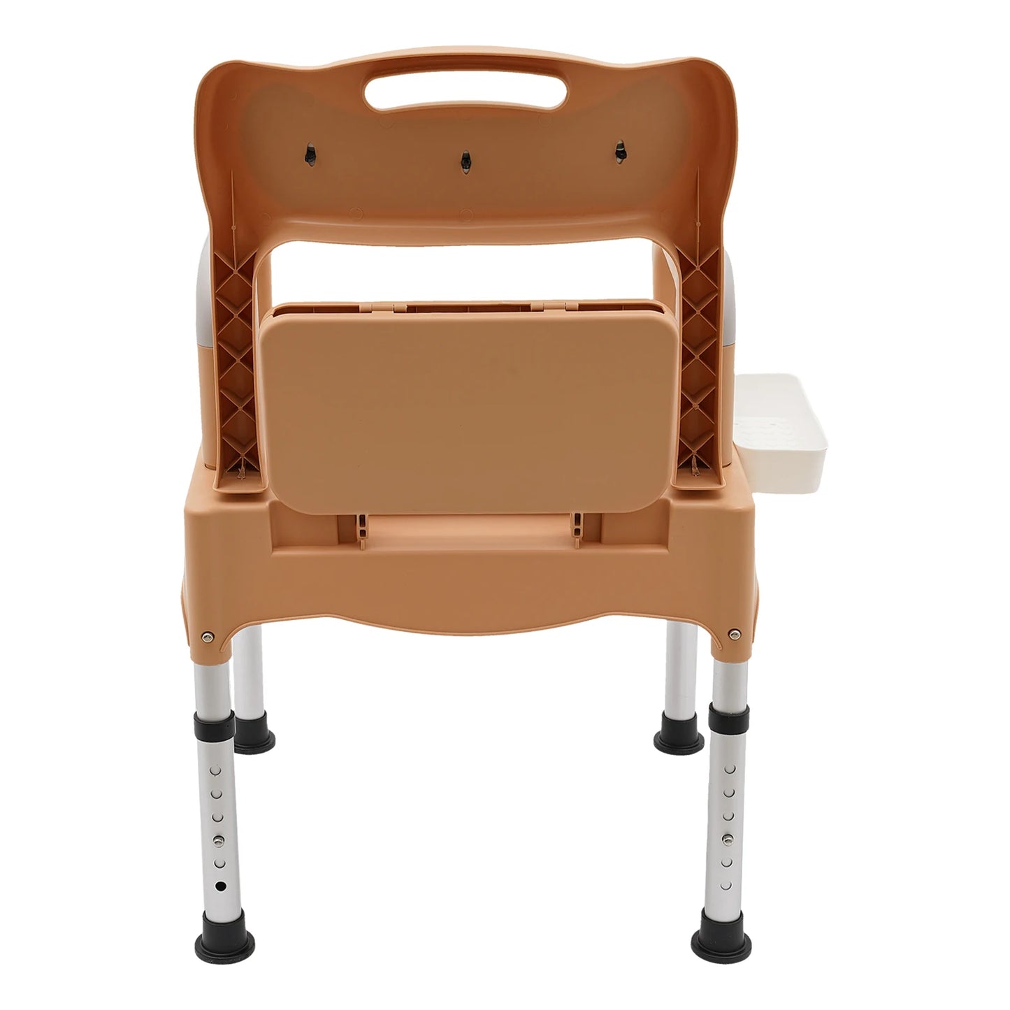 Hign-concerned Bedside Commode Chair Height Adjustable Sensor Light