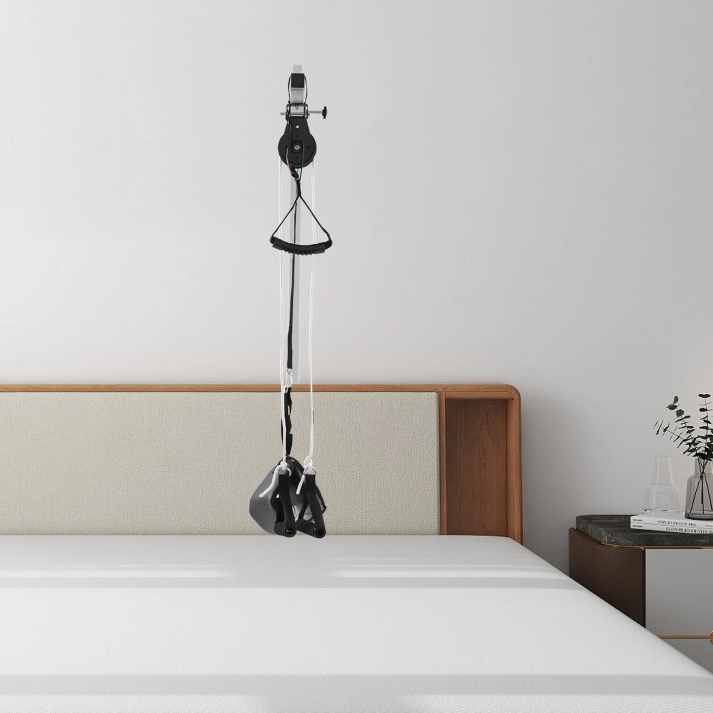 Multifunctional Standing & Bed Lift Assist Frame - Steel Construction, 220lbs Capacity, White Finish, Safe Rise Aid for Seniors