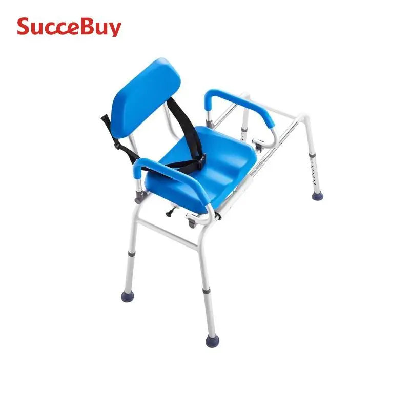 SucceBuy Sliding Tub Transfer Bench With 360 Degree Swivel Seat