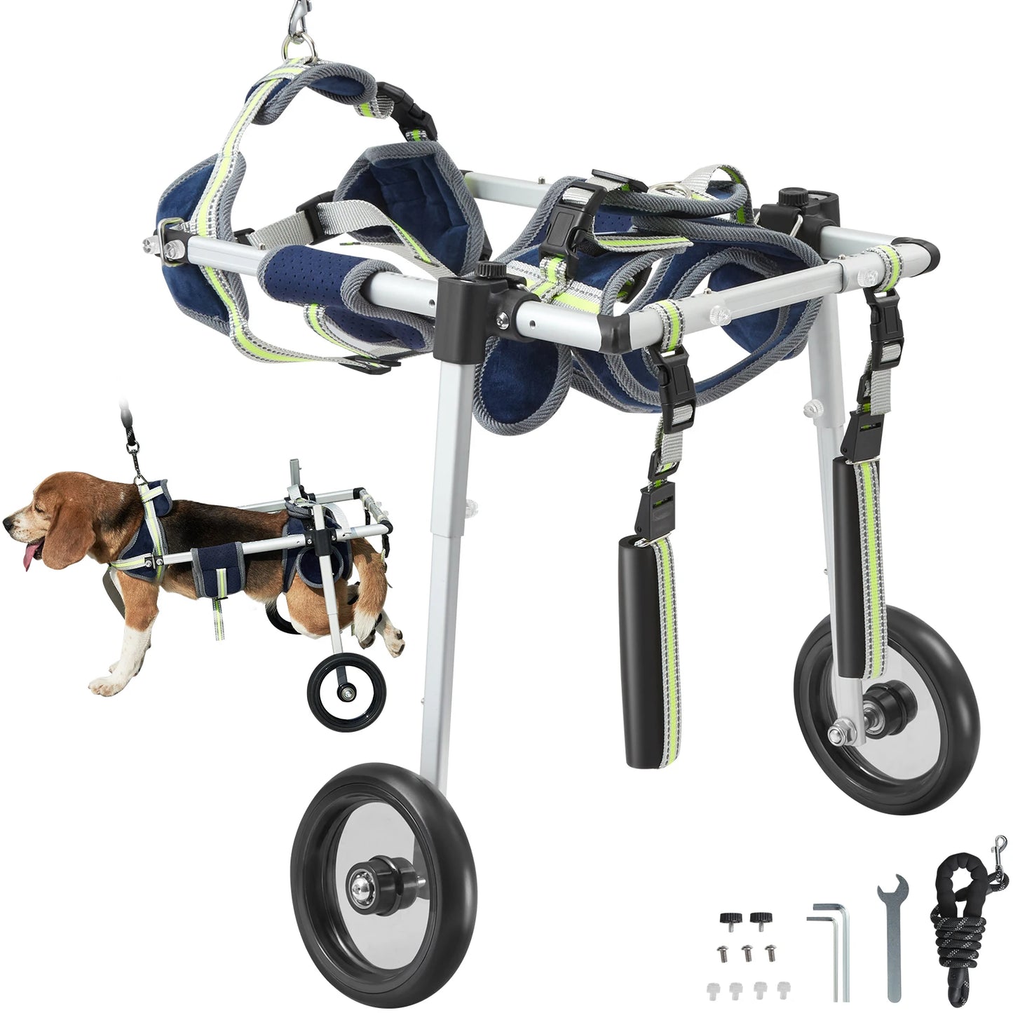 Hign-concerned SucceBuy 2 Wheel Dog Wheelchair For Hind Legs