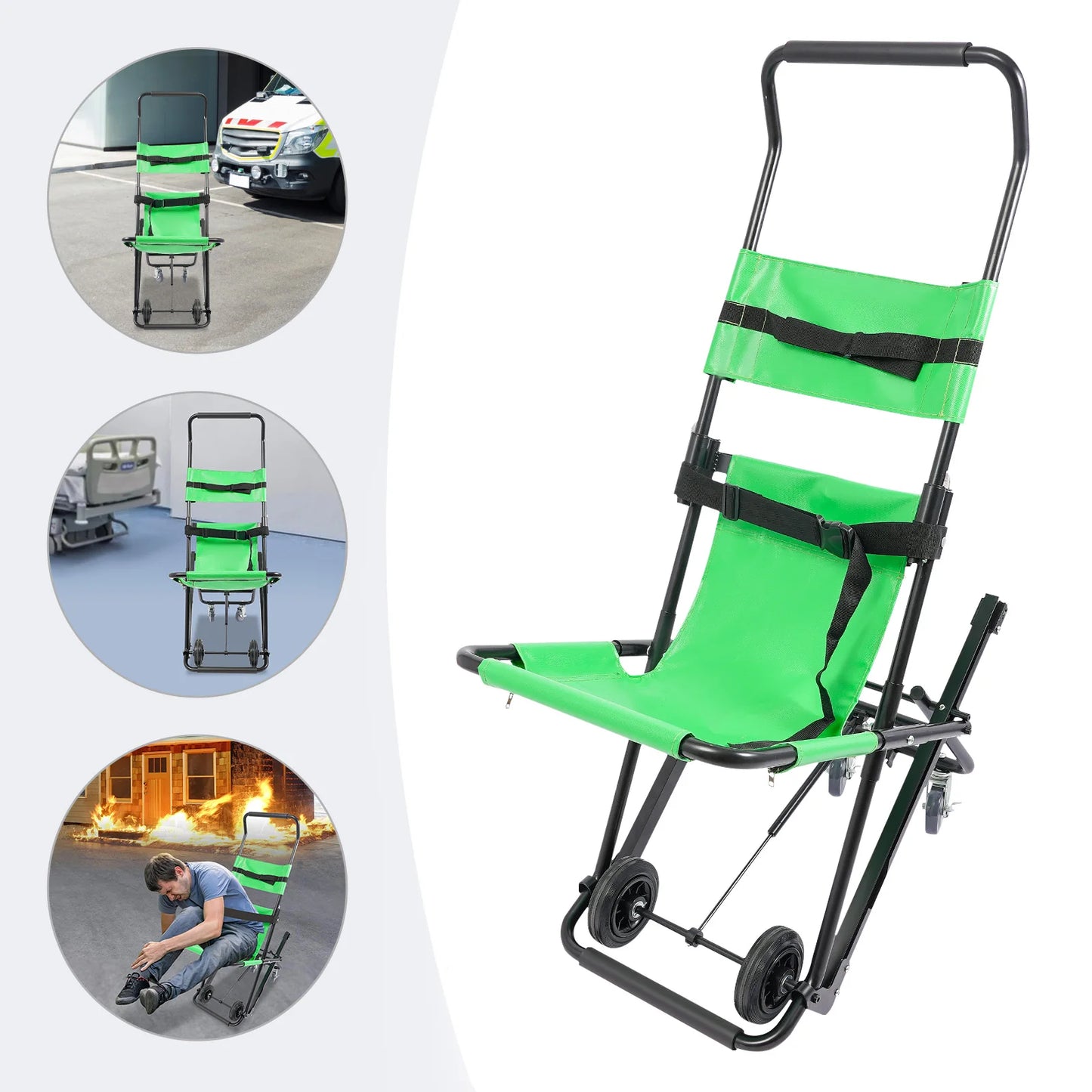 Hign-concerned Manual Stair Chair for Seniors and Emergency Transport