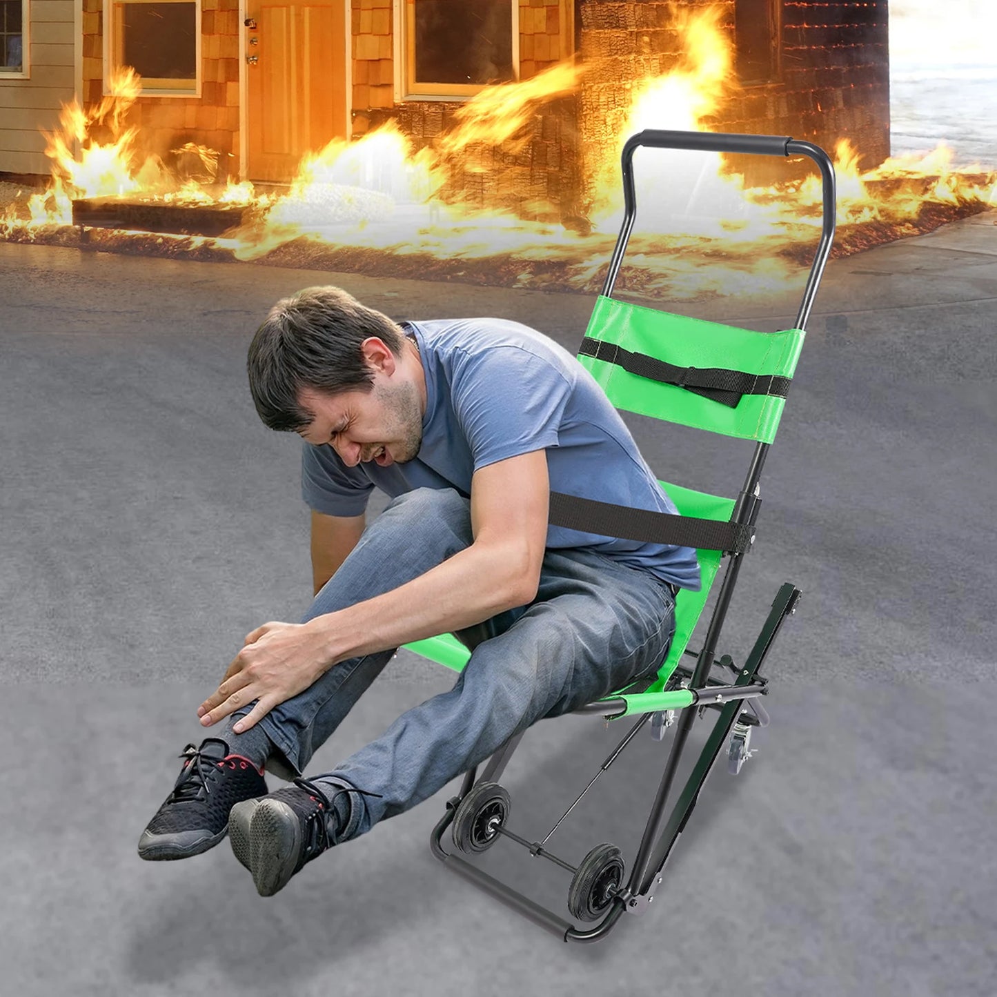 Hign-concerned Manual Stair Chair for Seniors and Emergency Transport