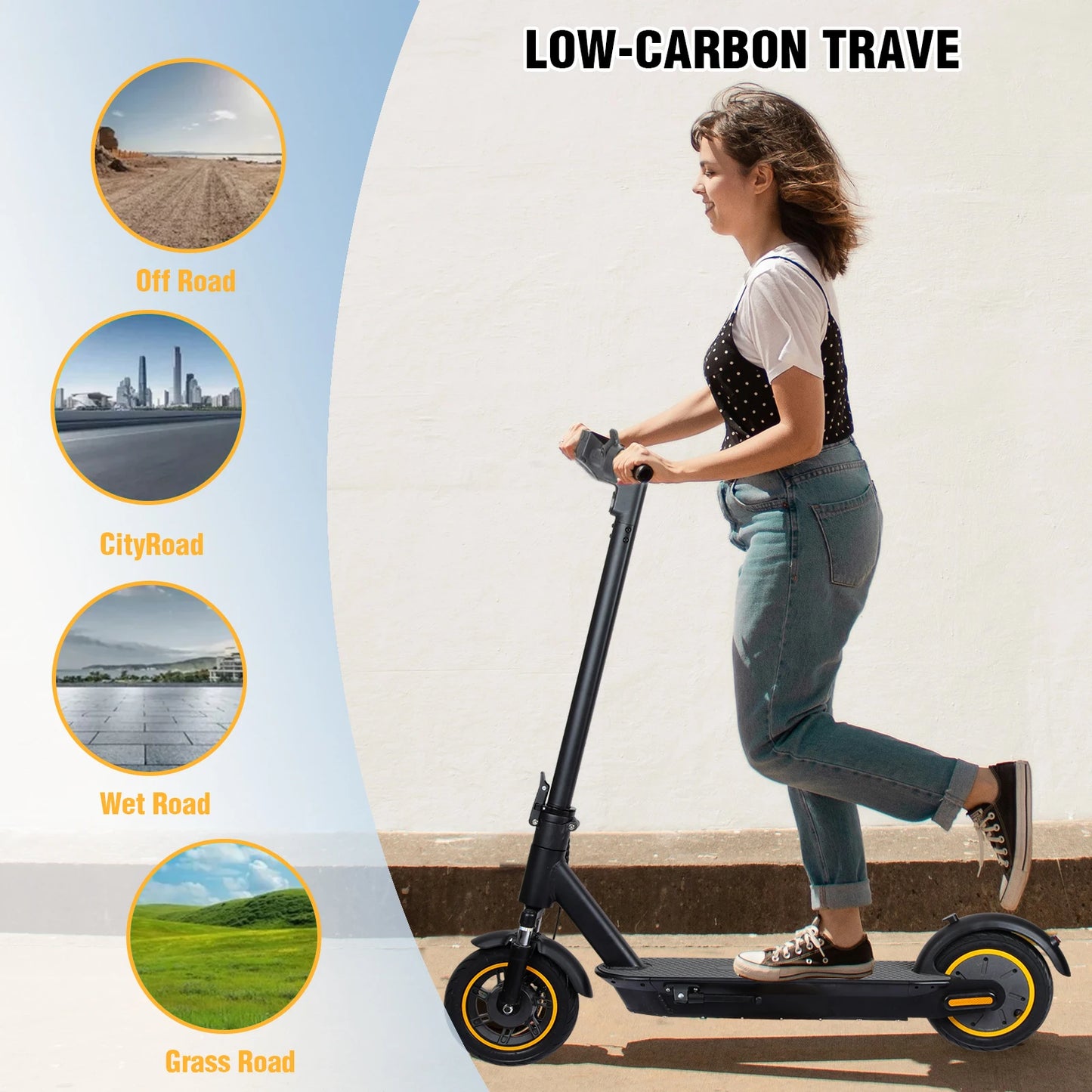 FREEBOY 500W Foldable Electric Scooter Range 35 to 40km App